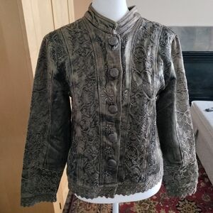 Step in Style Vintage Jacket - embroidered